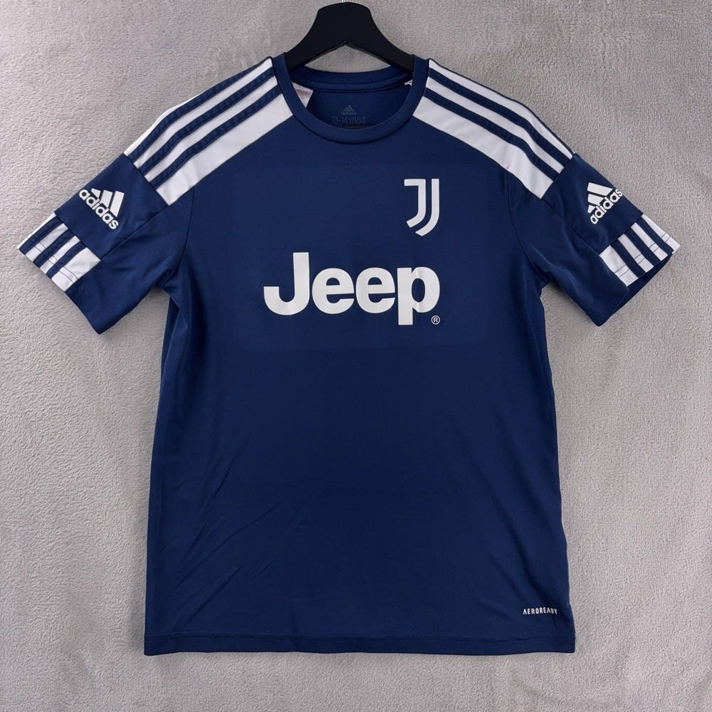 Adidas Juventus Soccer Jersey Kit Boys‎ Size 13/14 Navy Soccer Aeroready